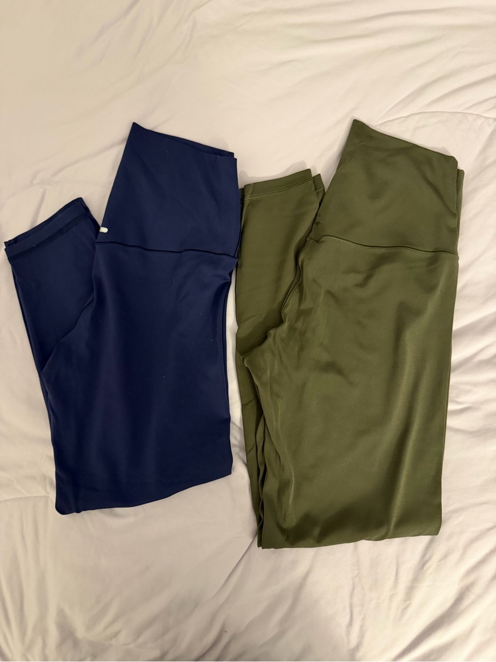 aerie High-Waist Leggings in Navy and Olive